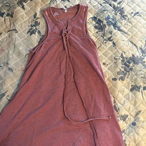 Pinkish purple small Dress/tank top, from Z supply, made in china.
